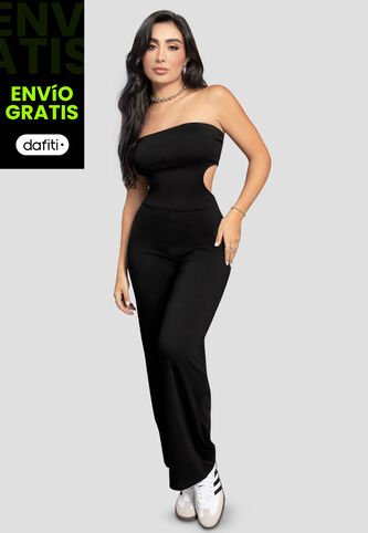 Enterizo Largo Mujer Negro Mp 110792 MP