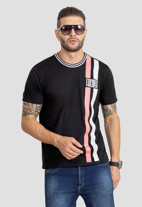 Camiseta Hombre Negro Mp 104405