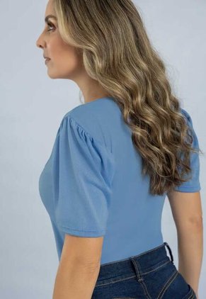 Blusa Mujer Azul Indigo Mp 111404
