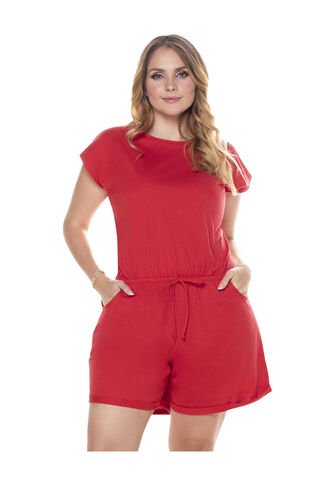 Enterizo Corto Mujer Rojo Mp 101936 MP