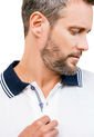 Polo Hombre Blanco Mp 7098 de MP