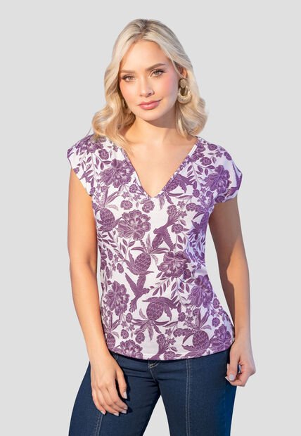 Blusa Mujer Estampado Mp 107546
