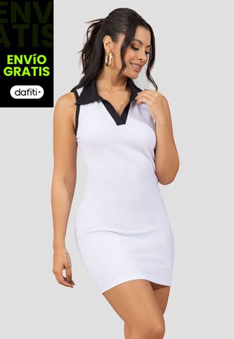 Vestido Mujer Blanco Mp 110502 MP