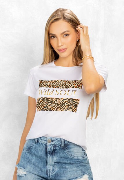 Camiseta Mujer Blanco Mp 106952