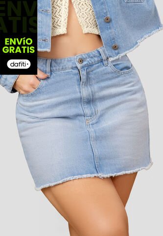 Falda Corta Mujer Azul Mp 107885 MP