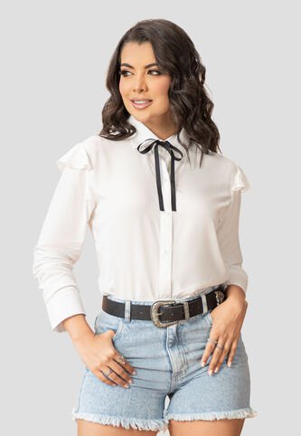 Camisa Mujer Crudo Mp 107483 MP