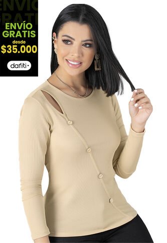 Camibuzo Mujer Caramelo Mp 5808 MP