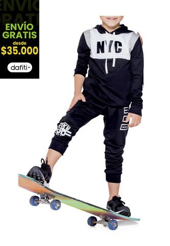 Conjunto Negro Blanco MP MP