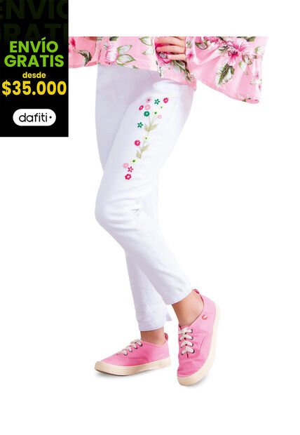 Jegging Para Niña Blanco MP