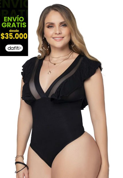 Body Control Mujer Negro Mp 7725
