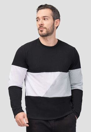 Camibuzo Hombre Negro Mp 101520