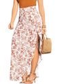 Falda Larga Adulto Estampado Flores Ladrillo Mp 83155 de MP