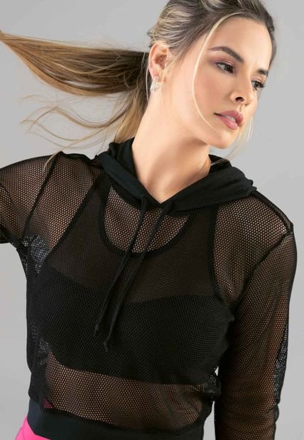 Buzo Mujer Negro Mp 102459