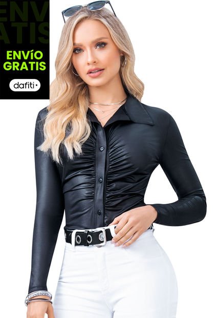 Camisa Mujer Negro Mp 90883