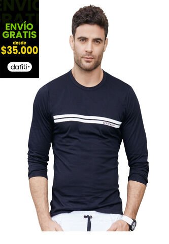 Camibuzo Para Hombre Negro MP MP