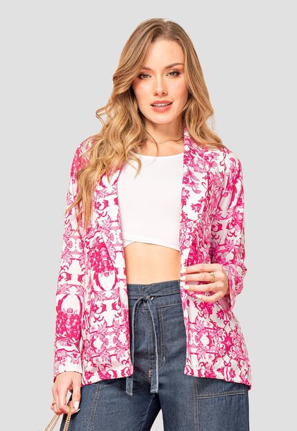 Blazer Mujer Estampado Mp 107471