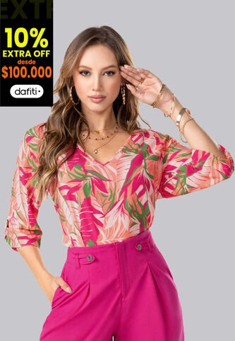 Blusa Mujer Multicolor Mp 102267 MP