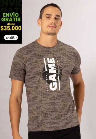 Camiseta Hombre Estampado Mp 111918 MP