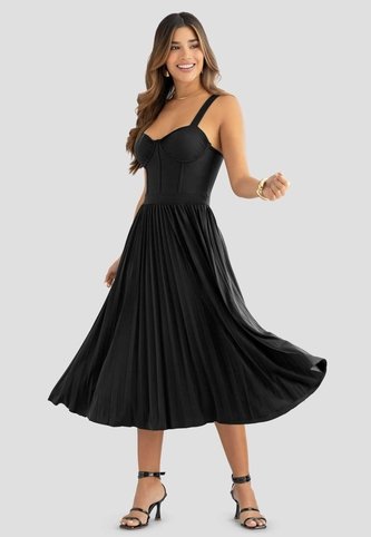 Vestido Corto Mujer Negro Mp 113004 MP