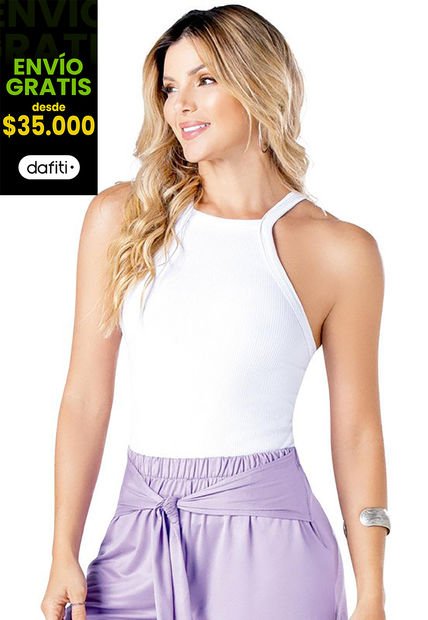 Camiseta Mujer Blanco Mp 34598