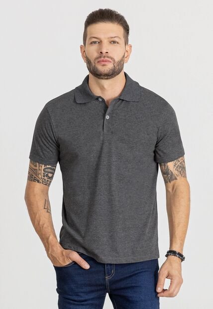 Polo Hombre Negro Mp 96038