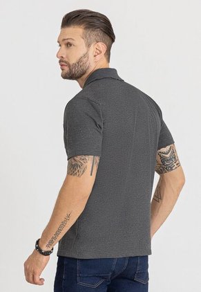 Polo Hombre Negro Mp 96038
