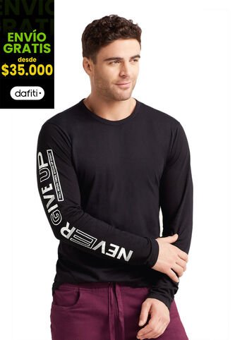 Camibuzo Hombre Negro Mp 71060 MP