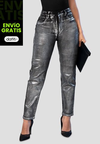 Jean Mujer Plateado Mp 105370 MP