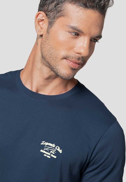Camiseta Hombre Azul Profundo Mp 114233