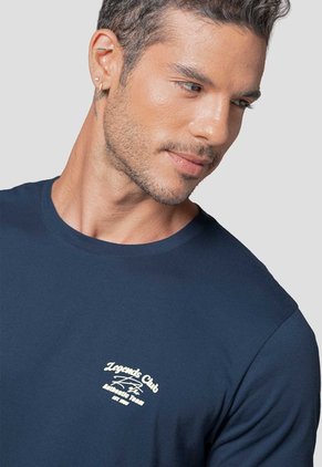 Camiseta Hombre Azul Profundo Mp 114233