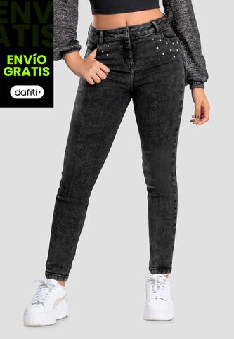 Jean Infantil Femenino Negro Mp 105501 MP