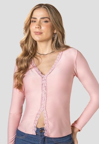 Camibuzo Mujer Rosa Polvo Mp 114382 MP