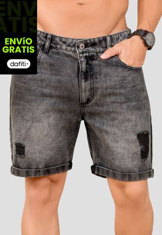 Bermuda Hombre Negro Mp 105534 MP