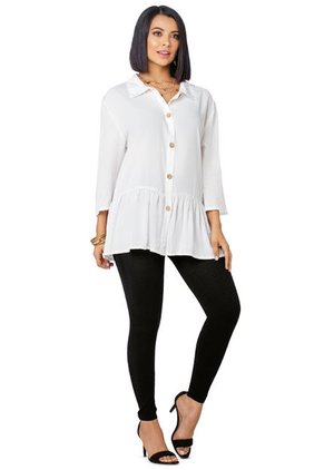 Blusón Mujer Blanco Mp 8370