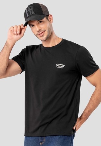 Camiseta Hombre Negro Mp 114487 MP