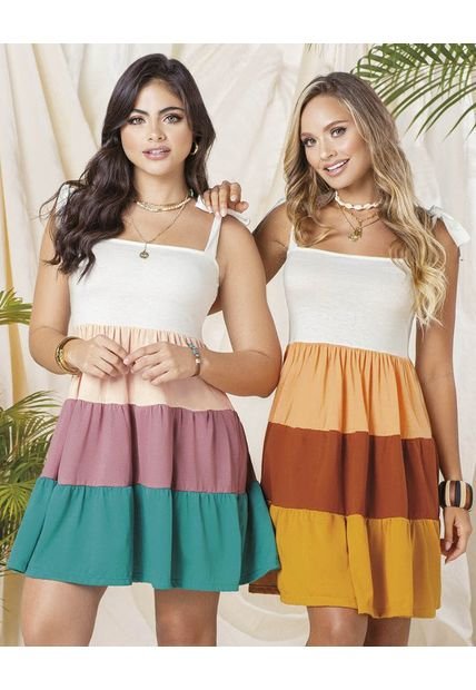 Vestido MP 88555 Ladrillo