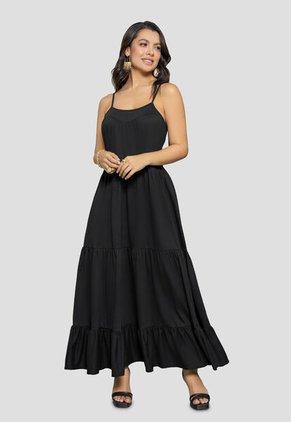 Vestido Mujer Negro Mp 110866