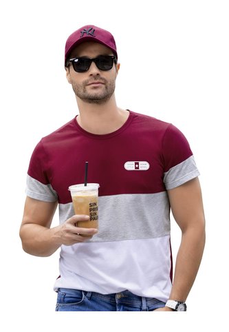 Camiseta Hombre Merlot Mp 96018 MP