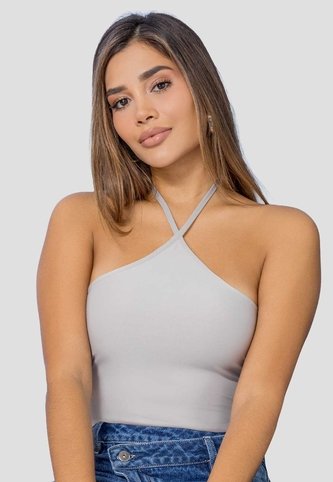 Blusa Mujer Gris Claro Mp 114222 MP