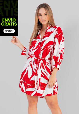 Vestido Corto Mujer Rojo Mp 104010 MP