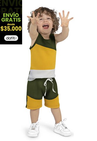 Conjunto Infantil Multicolor Mp 83242 MP