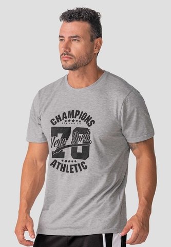 Camiseta Hombre Gris Jaspe Mp 114397 MP
