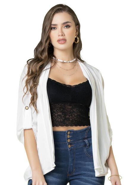 Crop Top Mujer Negro Mp 92547