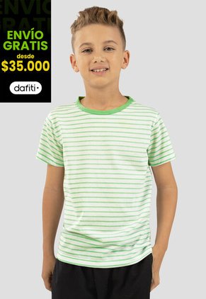 Camiseta Infantil Masculino Pistacho Mp 101176