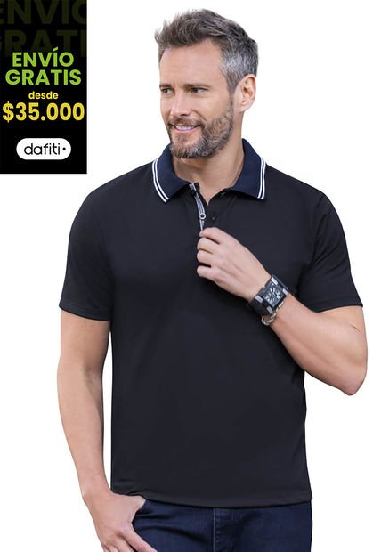 Polo Hombre Musgo Mp 7098