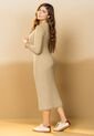 Vestido Largo Mujer Latte Mp 114183 de MP