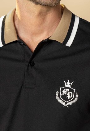Polo Hombre Negro Mp 114118