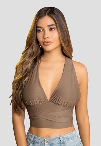 Blusa Mujer Chocolate Mp 114027 MP