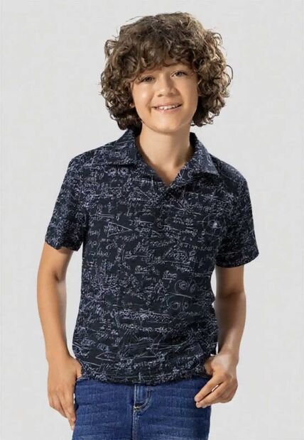 Camisa Infantil Niños Estampado Mp 111887