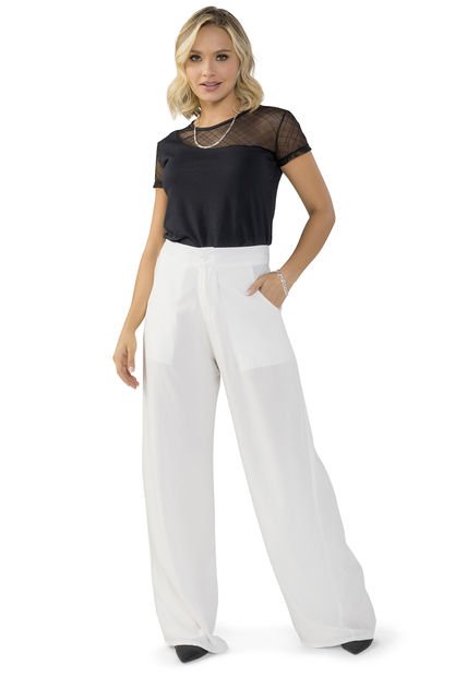 Camiseta Mujer Negro Mp 3432